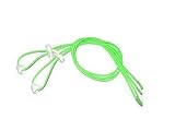 Elastic Lock Laces (Fluorescent Green & White)