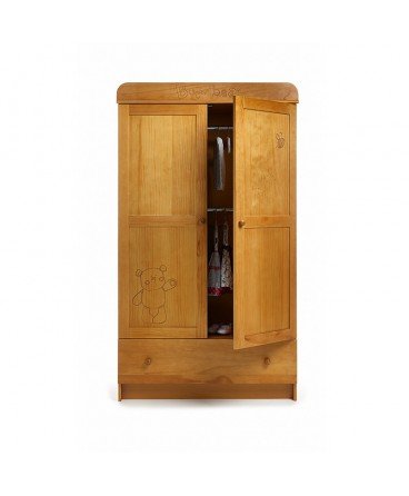 Obaby B is for Bear Double Wardrobe (Country Pine)