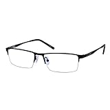 brille minus 1 1 x stilvolle Halbrundbrille für Kurzsichtigkeit
