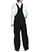 Carhartt .R02.BLK.S435 Duck Bib Overall, Quilt Lined, W38/L30, Black