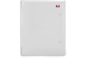 KOOP ELEKTRO Armoire de commande industrielle IP65 Plaque de montage galvanisée Verrouillage porte avec joint périphérique Boîtier mural Boîtier vide en plastique ABS 420 x 520 x 190 42 x