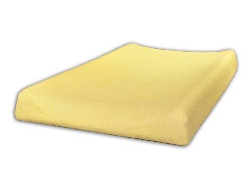 Terry Fitted Changing Mat Cover, To Fit Profiled Changing Mat 70x50 cm - YELLOW