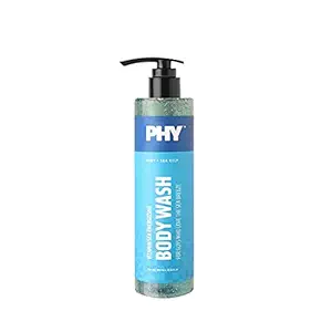 Phy Vitamin Sea Energizing Body Wash | With Refreshing Mint & Hydrating Sea Kelp | Non-Drying Cleansing Formulation, No Sulphates, Parabens & Silicones | 300 ml