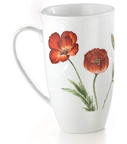 DUO FLORAL beker 430 ml SECESSION New Bone China