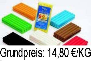 Plastilin Knete nicht aushärtend schwarz, 250g