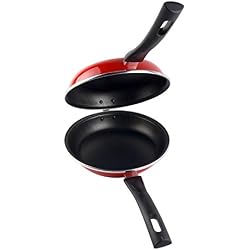 Megafesa Praga - Poêle à Omelette, diamètre 20 cm, Grenat