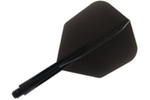 Darts Corner Condor Integrated Flight & Stem - Zero Stress - Piccolo - Corto Nero - 1 Set (3)