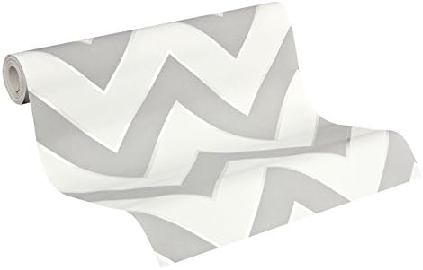 Metropolis by Michalsky Living 939435 93943-5 Non-Woven Wallpaper Graphic Modern 10.05 m x 0.53 m Grey White Made in Germany