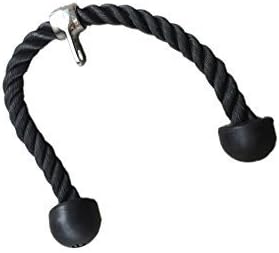 EULAGPRE Tricep Rope Multi Gym Lat Push Pull Down Cord Bodybuilding Attachment Cable