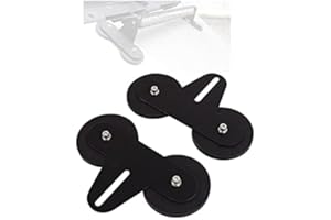 PICAA 2 Pcs Magnetic Base Led Work Light Bar Mounting Brackets, Universal Adjustable Powerful Mounting Bracket Holder for Straight Curved Led Light Bars Driving Lamp Car Off road Truck 4x4 SUV ATV