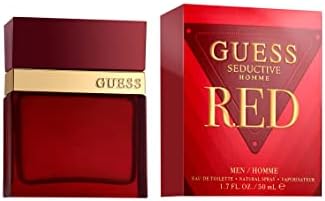 GUESS Seductive Red, Eau de Toilette, Profumo Uomo, Orientale Speziato, Profumo Elegante di Lunga Durata, 50 ml