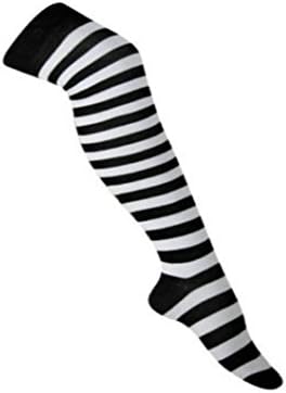 Luckshop2012 Women Girl Stripe Stripy Striped Over The Knee Thigh High Stockings Long Socks