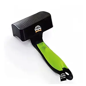 BLACK DOG Pets Grooming & Cleaning Slicker Brush Self Cleaning Hair Brush for Dogs/Cats Color May Vary