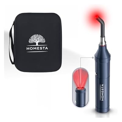 Homesta Red Light & Blue Light Device, 5-in-1: 460nm, 630nm, 660nm, 850nm, And 940nm Led Infrared Light Flashlight. All-in-one. Includes Carry Case.