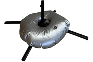 INTERFACE-PLV Socle croisillons métal et bouée de lestage pour drapeau INTERFLAG®