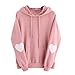 Produktbild Yesmile Damen Kapuzenpullover Damen Schön Herz Drucken Hoodie Niedlich Frauen Sweatshirt mit Kapuze Pullover Tops Langarmshirt Oberbekleidung