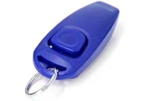 2en1 clicker et Chien sifflet clicker Chien sifflet de Chien clicker Formation de Chien en Bleu Nouveau/Marque PRECORN