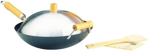 Joyce Chen Traditional 34 cm 14" NS Wok Set, colour Bxd