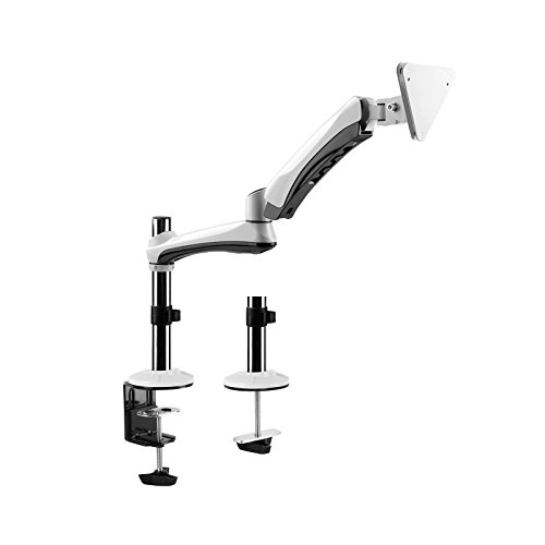 SAVONGA® PROFESSIONAL Tischhalterung Tischständer #208L für iMac 21,5″ & 27″ mit Gasdruckfeder, VOLLBEWEGLICH, HÖHENVERSTELLBAR - 4