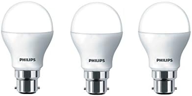 PHILIPS B22 Base Stellar Bright 12-Watt LED Bulb (Crystal White, Pack of 3)
