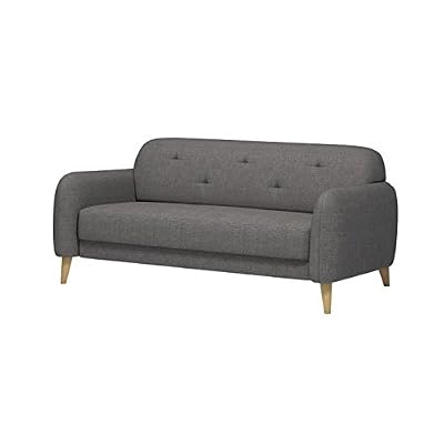 FINLANDEK - SALON Viisto canapé Droit 3 Places sawana Tissu chiné Gris Clair