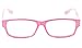 Produktbild Nerd-Brille rosa ohne Sehstärke ca. 13,5 x 3,5 cm Herren Damen Panto-Brille Lese-Brille Nerd-Brille Geek-Brille