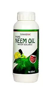 Chipku Cold Pressed Neem Oil for Plants Spray/Organic Insect Repellent/Water Soluble Grade, 500 ml