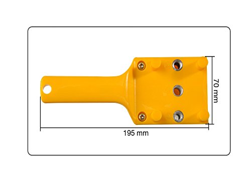Bohrschablone für Dübel 6mm – 8mm – 10mm mit Handschutz - 2