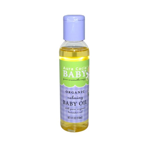 Aura Cacia Organic Calming Baby Oil 120 ml