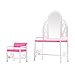 Produktbild Fuuny Kreatives Design Baby Mädchen Spielzeug Schminktisch & Stuhl Zubehör Set Für Barbies Puppen Schlafzimmer Möbel
