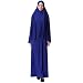 Produktbild Minzhi Frauen Burqa Anzug Robe Lady Wüste Thobe Hijab Mädchen Frauen Wüste Burka Langarm-Kopf-Abdeckung Kleid