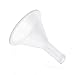 10 Pcs Mini Clear Plastic Funnels Set for Dispensing Filling Small Samples Perfume Oil Liquid Emulsion