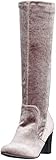 Moderne Samt-Optik CAPRICE Damen 25502 Stiefeletten, Braun (Taupe Vel.Stre 362), 40 EU
