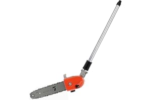 GT GARDEN Elemento potatura per multifunzione 4 in 1 e attrezzi con asta, testa orientabile