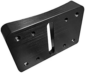 MOUNT 203-6961 ADAPTER by HeinzBikes, all Sportster Softail Dyna Touring Mod. 99- with OEM taillight, black