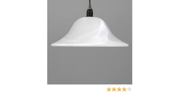 Pendant Lights Lighting New 40cm White Dome Replacement Glass