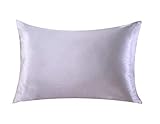 Cremallera oculta para estilo, comodidad y mejor ajuste; cada funda de almohada de seda está hecha a mano y muestra una calidad de fabricación superior.