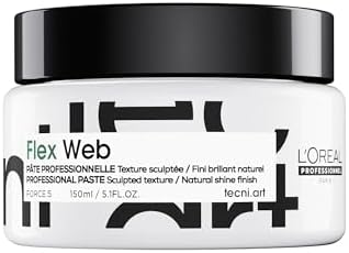 L'Oréal Professionnel, Pasta Modellante per Capelli, Tenuta Extra-Forte, Effetto Naturale e Brillante, Tecni Art Web, 100 ml