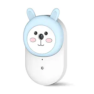 Tooarts 32MP Kids Children Digital Camera 1080P Video Camcorder 2.4 Inches Screen Dual Camera Lenses Anti-Drop Toys Built-in Battery with Strap Charging Cable Camera Cover Blue Rabbit