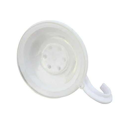 COM-FOUR® 8x Saughaken Saugnapf Haken Aufhänger mit Hebel bis 1 kg - 5