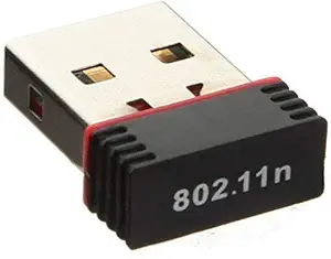 Collectrio Wireless 450mbps Mini USB Adapter with Installation CD WiFi dongle/Receiver 2.4Ghz, 802.11B/G/N USB 2.0 Compatible with All Computers (Window 7,8,10,xp,and More)