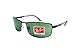 Produktbild Ray Ban Unisex Sonnenbrille RB3498, (Gestell: Schwarz, Gläser: Grün Klassisch 002/71), X-Large (Herstellergröße: 64)