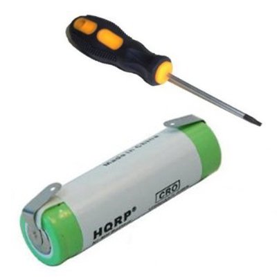 HQRP Battery for Philips Norelco HP2750 T2000 T3000 T6000 T7000 T860 T870 T960 T970 WS400 WS600 Razor / Shaver plus Screwdriver
