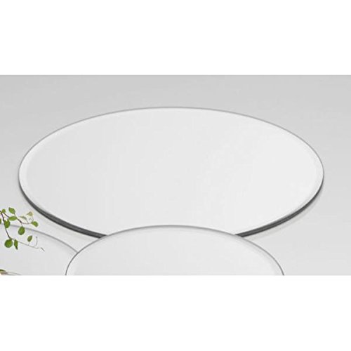 12er SET Spiegelplatten Deko Tischspiegel Ø 25cm rund Glas Sandra Rich