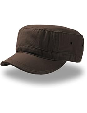 Urban Basic Army Cap Havanna Baumwolle Kuba Metallschnalle