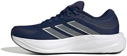 adidas Uomo Response 2 Running Shoes, Dark Blue/Matte Silver/Grey Three, 43 1/3 EU
