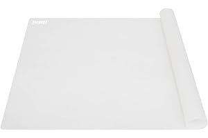 Foepoge Extra Grandes 91x61 cm Tapete de Silicona para Resina Epoxi Transparente Manualidades/Epoxy Resin Kit, Estera de Silicona para Llaveros, Cristales, Madera, Bisuteria Manualidades,Transparente