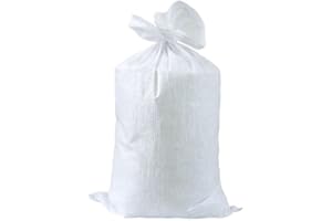 200 Stk. Miko® Hochwasser Sandsäcke inkl. Verschlussband 40x60cm PP THW Feuerwehr Hochwassersäcke Sandsack zum befüllen Beschwerung Wassersperre wiederverschließbar unbefüllt