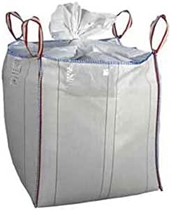 Big Bag MULTISAC 395/R Pour Amiante - 90x90x100 Cm, Capacité 1000 Kg, Fond Plat Et Chemise - Lot De 5 - 6