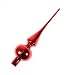 Produktbild N/A Baumspitze Christbaum Glas 24,5cm Weihnachtsbaum Topping, Farbe:rot